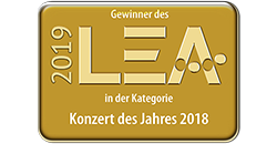 [Translate to English:] Gewinner des Live Entertainment Awards in der Kategorie Konzert des Jahres 2018